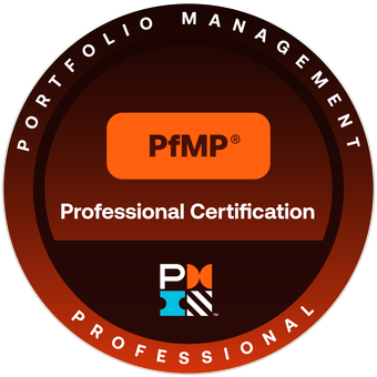 PfMP Portfolio Management Professional certification badge