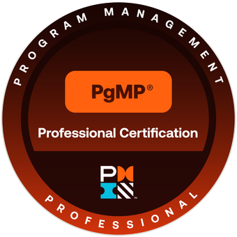PgMP Program Management Professional certification badge