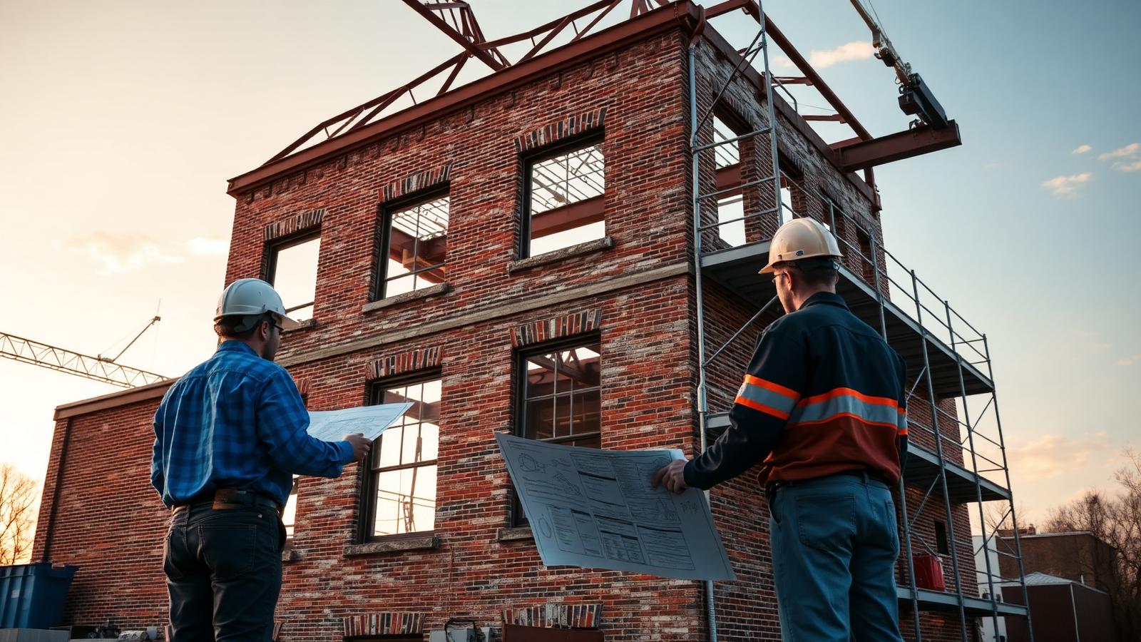 Renovating an existing industrial building — a Brownfield project in construction